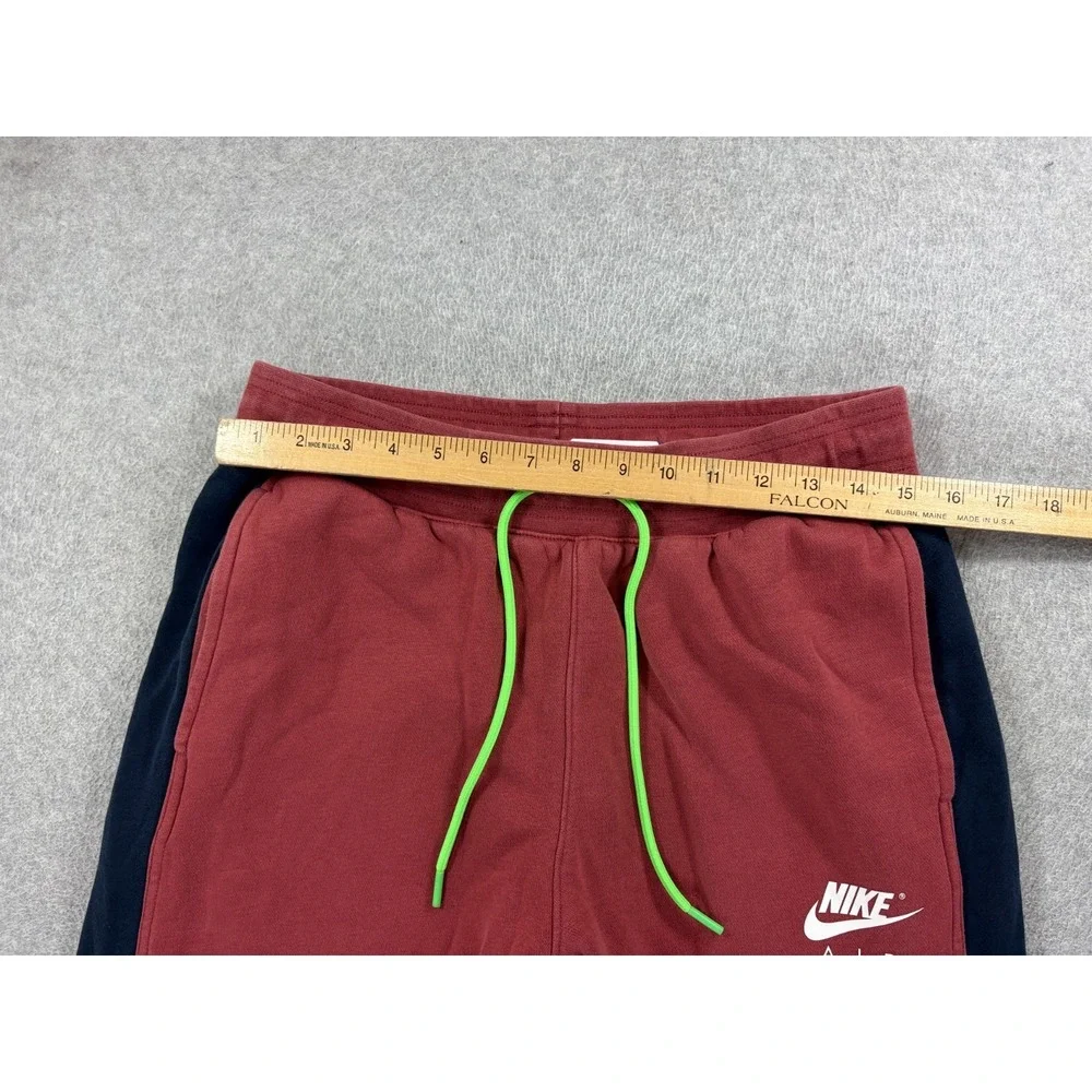 Nike 2 Tone Athletic Fit Tech Jogger Sweatpants (Men's Large) Red/Blue